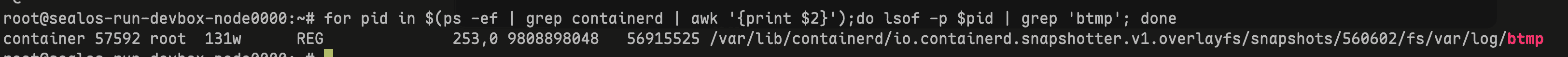 Terminal screenshot showing a single container image composed of 272 layers, indicating image bloat.