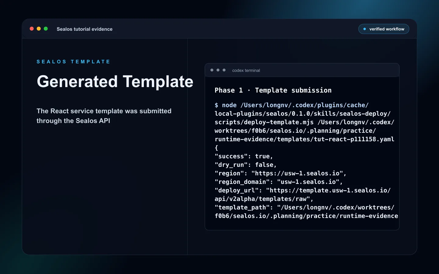 React generated container template summary for serving dist