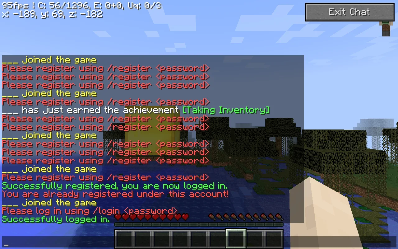 Returning login: the same player ___ successfully signs in after the original application's storage-preserving restart. September 10–11, 2026 evidence.